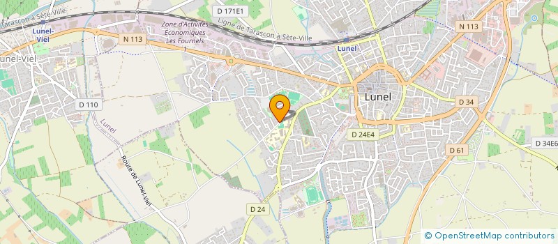 localisation de l'entreprise AGRICOLE M.A  LUNEL