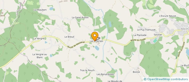 localisation de l'entreprise AGRICOM ENERGIE  MEILHARDS