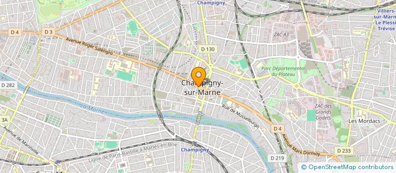 localisation de l'entreprise AGRICOMACHINES IMPORT SARL  CHAMPIGNY-SUR-MARNE