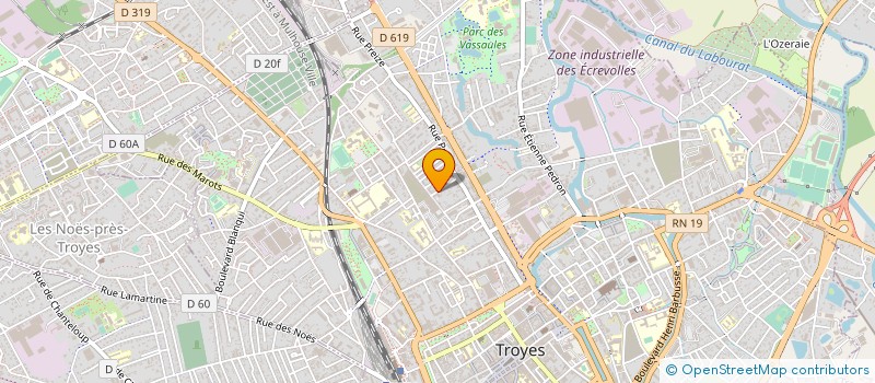 localisation de l'entreprise AGRICULT ORGANI INFORMATION INTERNAT  TROYES