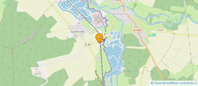 localisation de l'entreprise AGRICULTEURS PIONNIERS DANS LA CULTURE TRIPLE PERFORMANTE DU POIS D'HIVER EN PAYS DE BRAY  HODENG-AU-BOSC