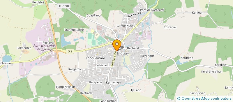 localisation de l'entreprise AGRICULTURE AFRICAINE SOLIDAIRE & HUMAINE à PLOUAY