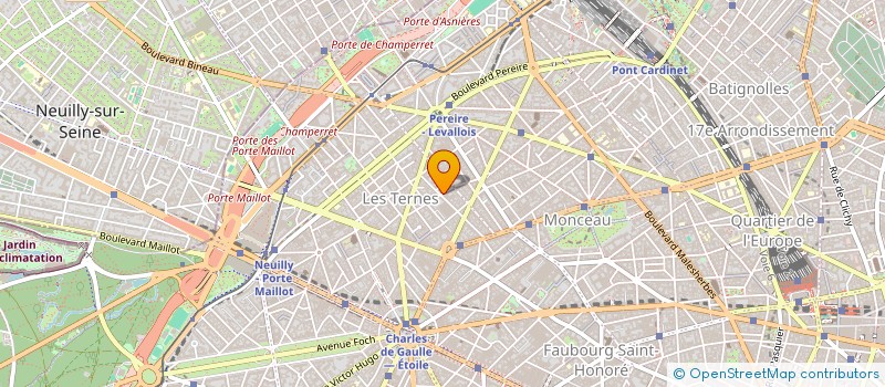 localisation de l'entreprise AGRICULTURE-CHIMIE-INDUSTRIE INTERNAT. à PARIS