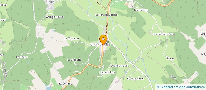 localisation de l'entreprise AGRICULTURE DE FRANCE 24  GRUN-BORDAS