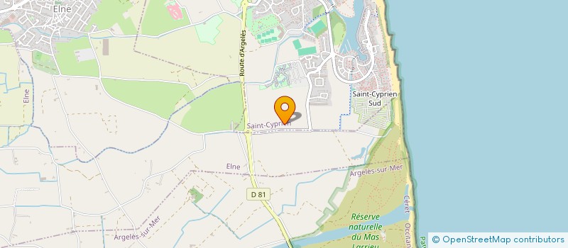 localisation de l'entreprise AGRICULTURE LASER SERVICE à SAINT-CYPRIEN