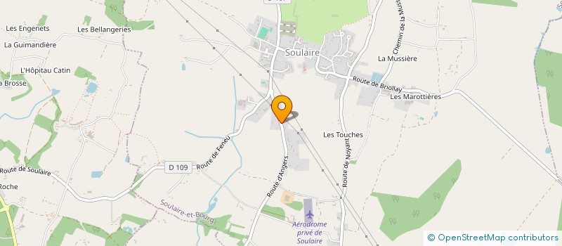 localisation de l'entreprise AGRICULTURE MARKETING PRODUCTION  SOULAIRE-ET-BOURG