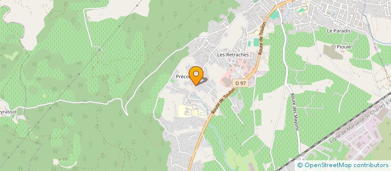 localisation de l'entreprise AGRICULTURE SERVICES à LE LUC