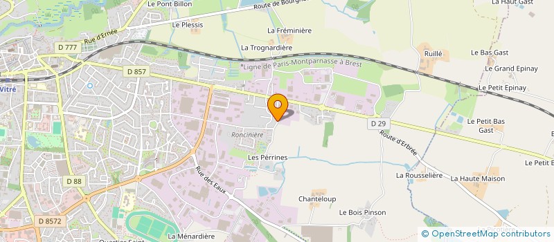localisation de l'entreprise AGRIDEAL à VITRE