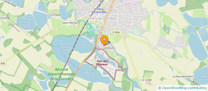 localisation de l'entreprise AGRIDEV  VILLARS-LES-DOMBES