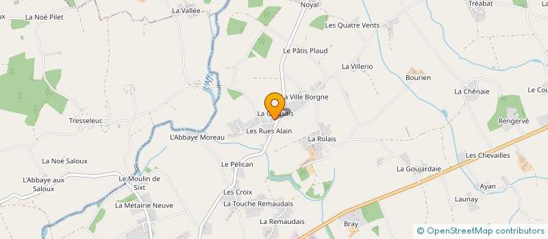 localisation de l'entreprise AGRIDUC - 2200244-1  SIXT-SUR-AFF