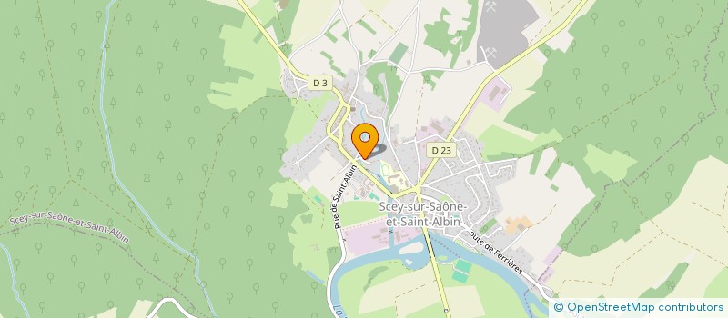 localisation de l'entreprise AGRIEST à SCEY-SUR-SAONE-ET-SAINT-ALBIN