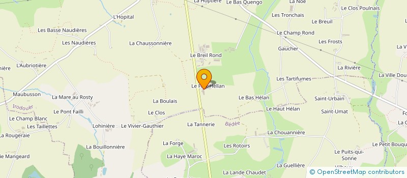 localisation de l'entreprise AGRIFARM à IRODOUER