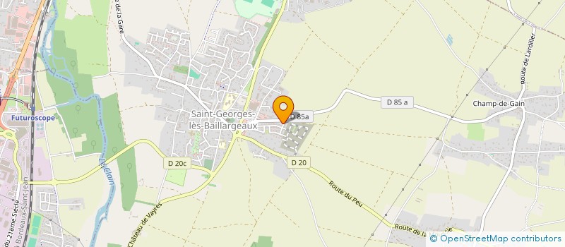 localisation de l'entreprise AGRIFONCIER à SAINT-GEORGES-LES-BAILLARGEAUX