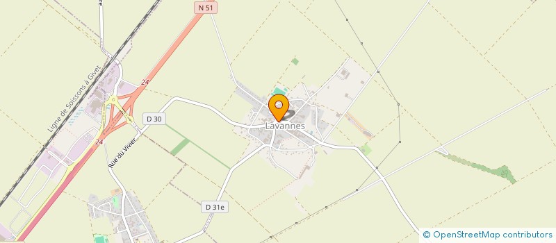 localisation de l'entreprise AGRIFUTUR  LAVANNES