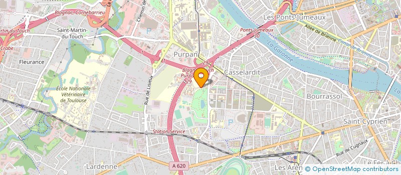 localisation de l'entreprise AGRIGESTION PURPAN  TOULOUSE