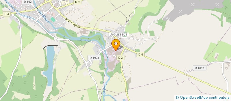 localisation de l'entreprise AGRILANG à BROUSSEVAL