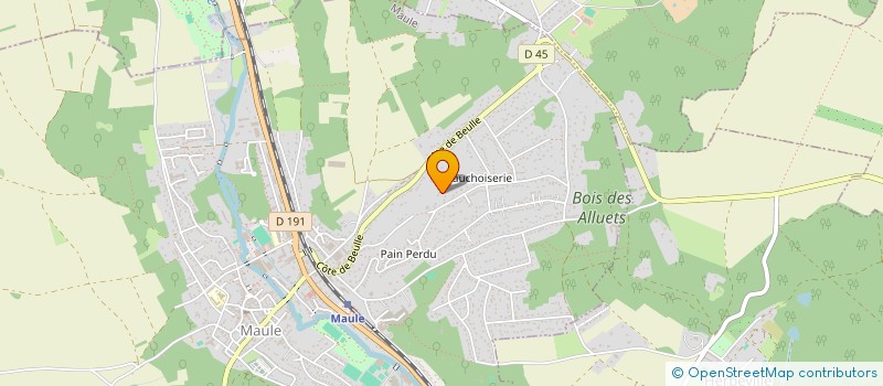 localisation de l'entreprise AGRILENE à MAULE