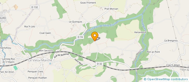 localisation de l'entreprise AGRILLOYD FRANCE à LE VIEUX-MARCHE