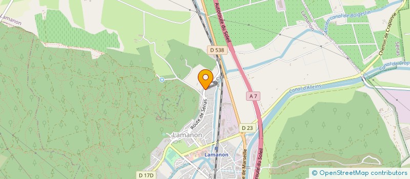localisation de l'entreprise AGRILOC à LAMANON