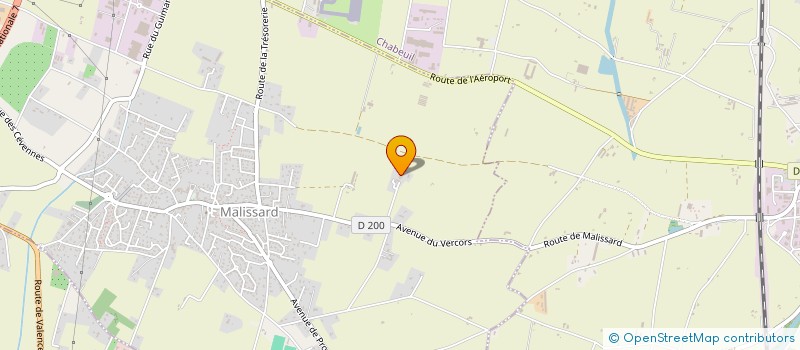 localisation de l'entreprise AGRIM  MALISSARD