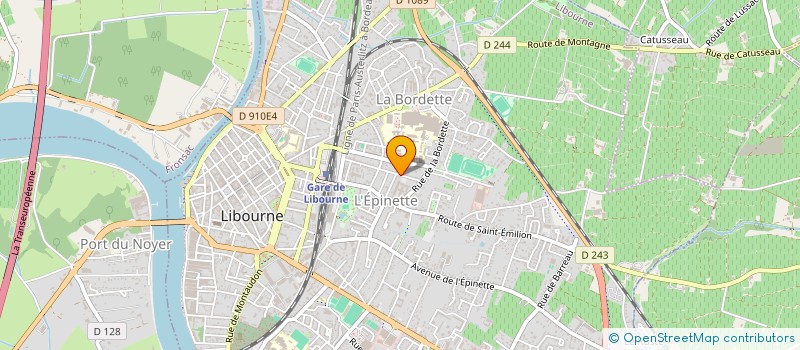 localisation de l'entreprise AGRIMAS  LIBOURNE