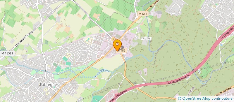 localisation de l'entreprise AGRIMAT à FABREGUES
