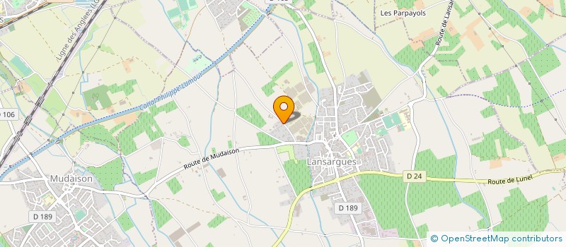 localisation de l'entreprise AGRIMEL à LANSARGUES