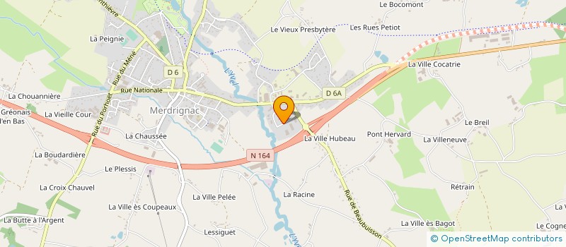 localisation de l'entreprise AGRIMENE SARL à MERDRIGNAC