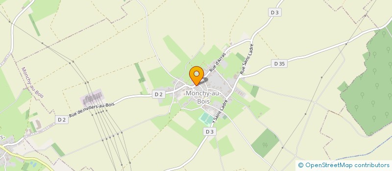 localisation de l'entreprise AGRIMETAL à BIENVILLERS-AU-BOIS