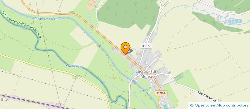 localisation de l'entreprise AGRIMEUSE SOLAR à LACROIX-SUR-MEUSE