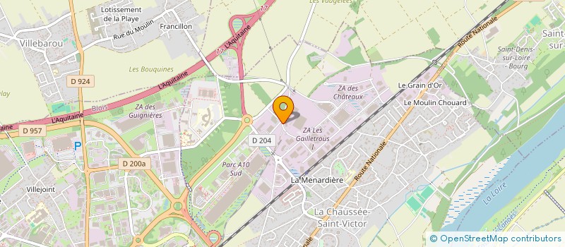 localisation de l'entreprise AGRIMMO  LA CHAUSSEE-SAINT-VICTOR