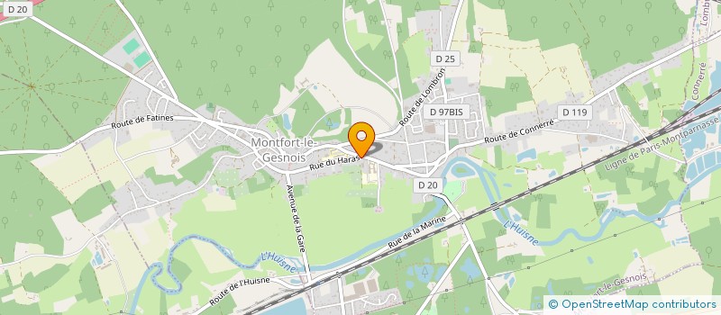 localisation de l'entreprise AGRIMOT 72 à MONTFORT-LE-GESNOIS