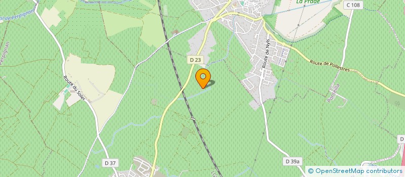 localisation de l'entreprise AGRINAO  PONTEILLA