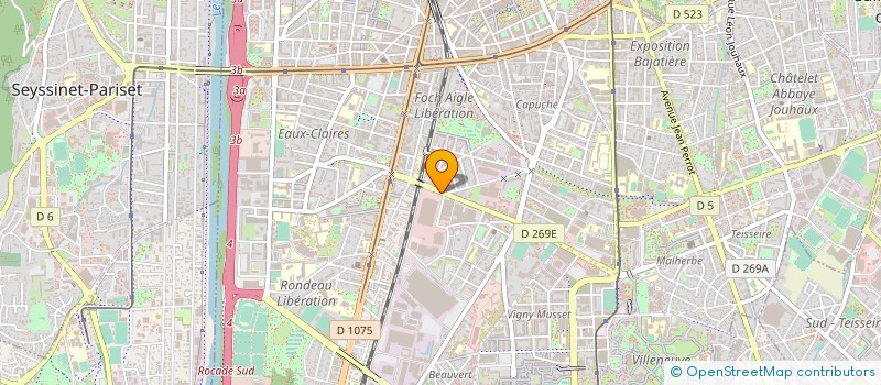 localisation de l'entreprise AGRINEDIS à GRENOBLE