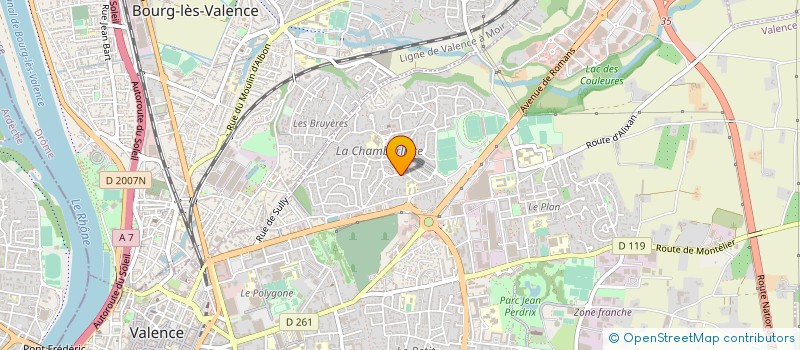 localisation de l'entreprise AGRINICHOIRS à VALENCE