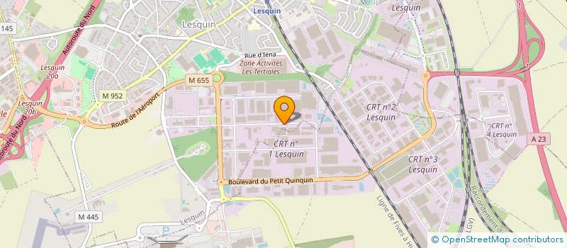 localisation de l'entreprise AGRINOR à LESQUIN