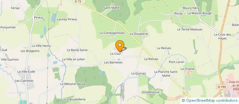 localisation de l'entreprise AGRINOVA 35  COMBOURG