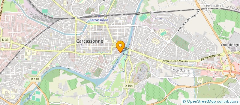 localisation de l'entreprise AGRIOME à CARCASSONNE