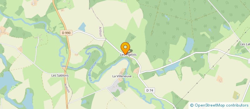 localisation de l'entreprise AGRIPAYSAGE36 à JEU-LES-BOIS