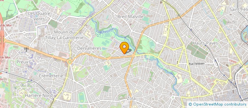 localisation de l'entreprise AGRIPLAST SA à NANTES