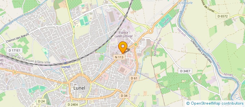localisation de l'entreprise AGRIPLUS à LUNEL