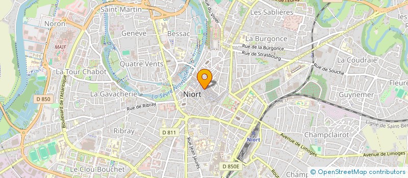localisation de l'entreprise AGRIPPINE SARL à NIORT