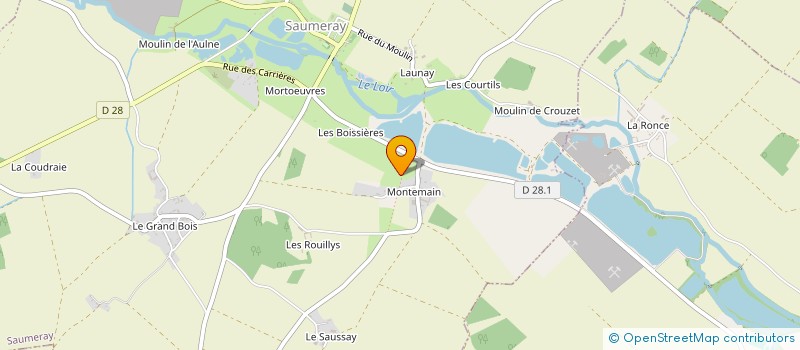localisation de l'entreprise AGRIPREST à SAUMERAY
