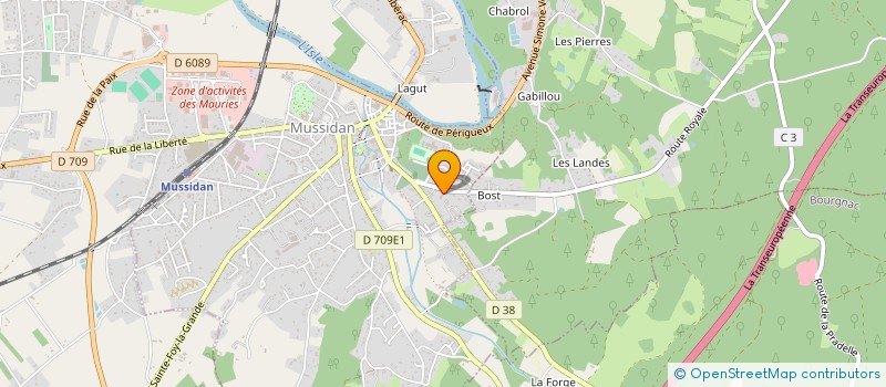 localisation de l'entreprise AGRIPRO  BEAUPOUYET