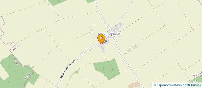 localisation de l'entreprise AGRIPV TAGNON  MENIL-LEPINOIS