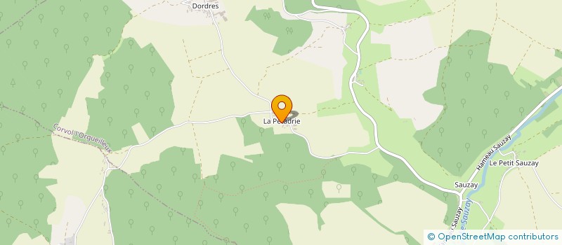 localisation de l'entreprise AGRISATIS  CORVOL-L'ORGUEILLEUX