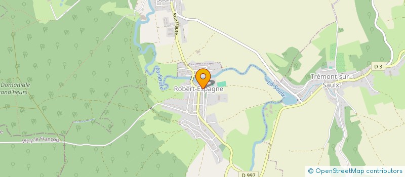 localisation de l'entreprise AGRISAULX  ROBERT-ESPAGNE