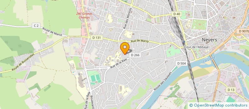localisation de l'entreprise AGRISEF à NEVERS
