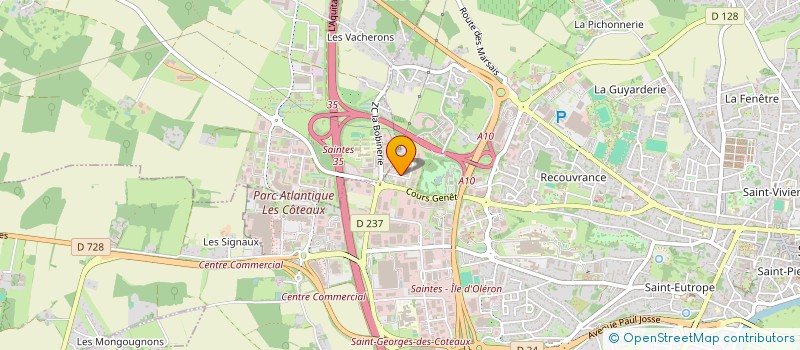 localisation de l'entreprise AGRISEM  SAINTES