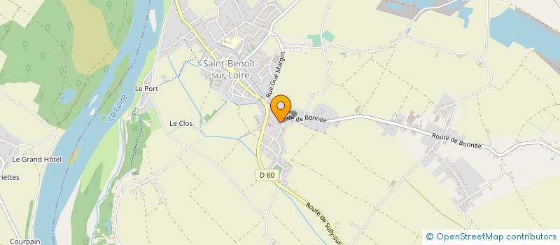localisation de l'entreprise AGRISERVICE IRRIGATION à SAINT-BENOIT-SUR-LOIRE